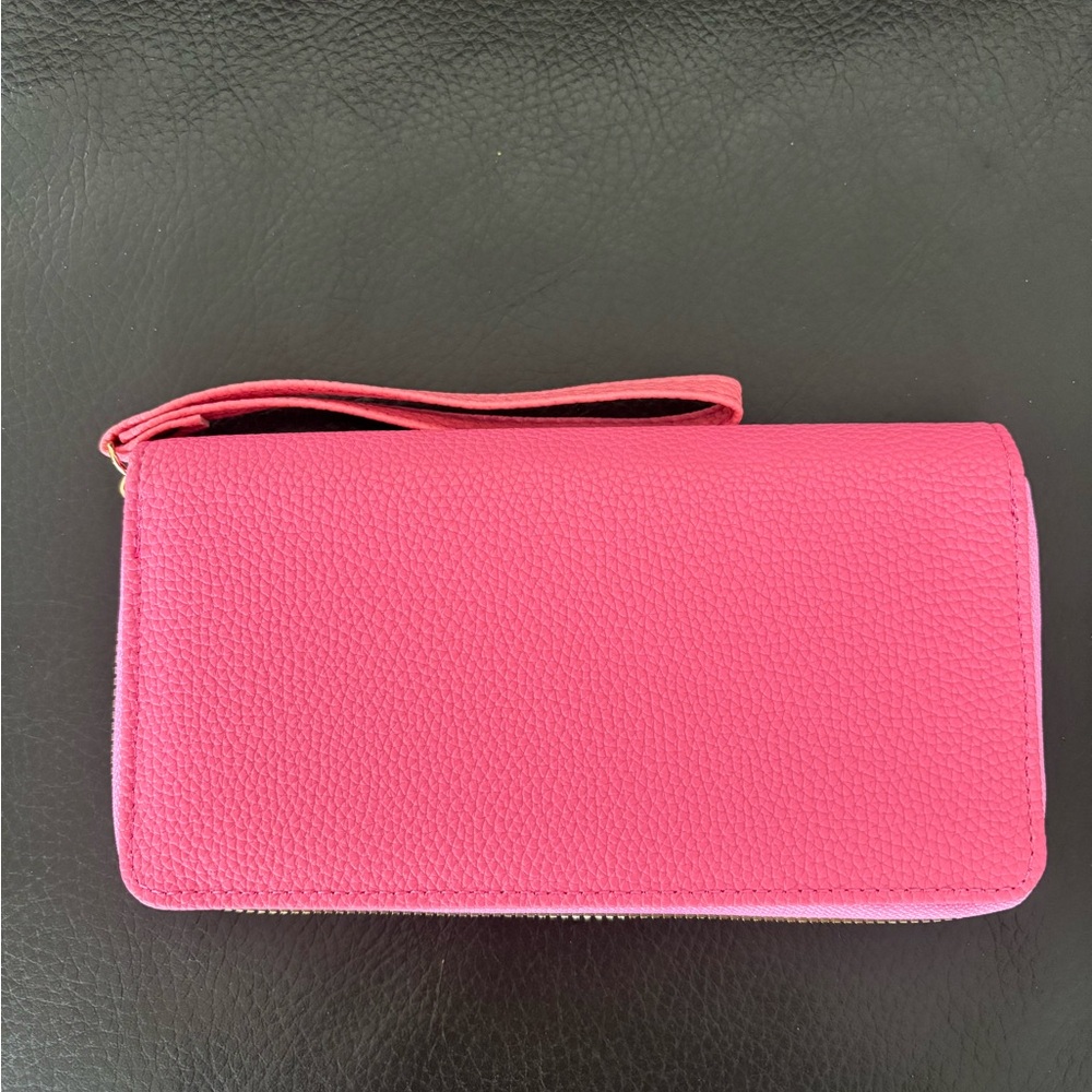 1 Stitch Zip Around Wallet Wristlet - Pick 1 - Picture 9 of 10